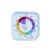 Time Timer MOD – Home Edition – Rainbow Wheel – Individual Sized 60 Minute Visual Countdown Timer with 5 Minute Color Segments for Kids, Toddlers, Students, with Silent Operation (Multicolor)