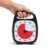 TIME TIMER Plus 60 Minute Desk Visual Timer – Countdown Timer with Portable Handle for Classroom, Office, Homeschooling, Study Tool with Silent Operation (Charcoal)