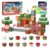 Timetome Magnetic Blocks, 100PCS Magnetic Building Block Cubes, STEM Montessori Sensory Toys for Kids Boys Girls Ages 3 4 5 6 7 8 9 10 (Christmas Version)