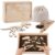 Timfuis Dino Excavation Archaeology Dig Kit, Fossil Digging Kit for Kids, Dinosaur Skeletons Bones Puzzle Game with Wooden Storage Box, STEM Toys for Boys and Girls (Tyrannosaurus)