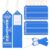Tingjoo 50 Pcs Reading Award Ribbons 8 x 2 Inches Reading Ribbons Bulk with Event Card and Rope Participation Award Prize for Competitions Classroom Activities Sports Event Employee