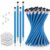 Tinlade 72 Pcs Lacrosse Pencils and Erasers for Kids Fun Wooden Sports Pencils for Kids Boys Lacrosse Themed Birthday Party Favors Students Stationery Party School Office Supplies
