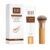 Tinted Moisturizer Liquid Makeup with Applicator Brush, Full Coverage Blur Concealer Base, Wheat Shade Daily Facial Makeup Base