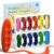 TinyGeeks 12 Peanut Crayons – Non Toxic Crayons for Toddlers – Washable for Kids Ages 4-8 – Easy To Hold – Toddlers 2-4 Years – Ergonomic Shape – GEN2
