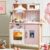 Tiny Land Play Kitchen for Kids – Real Lights, Sounds & Adjustable Height