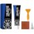 Tire Repair Adhesive Kit, Tire Repair Glue, Rubber Cement for Sidewall Fixes, Heavy Duty Quick Dry Rubber Cement Kit, Suitable for Car, Motorcycle, Bike, 25g (1SET)