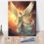 TISHIRON Angel Paint by Numbers Kit for Adults, Angel Flying Over a Body of Water Paint by Number with Brushes and Pigment, Art Crafts DIY Oil Painting, 16×20 Inch