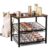 Tivray 3 Tier Can Organizer for Pantry, Adjustable Can Rack Organizer, Automatic Rolling Storage Holder for Various Ounces of Canned Food Drinks Pet Food, Ideal for Countertop Kitchen Cabinet