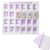 TJCENXIN Solo Mahjong Board Practice with Bag 3D Printed Solo Mahjong Tray Training Tool Teaching Aid Improve Skills Solo Play for Beginners & Casual Players (8.6 * 7.6 inch, Purple Floral)