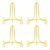 TJCGCKK Foldable Plate Stand Holder Metal Easel Display Stand Tabletop 4PCS