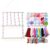 TKLVDFK Hair Band Holder for Girls, Wood and Cotton, Wall Hanging Headband Organizer with Wooden Dowels and Hooks, 15 x 20 Inches, Lightweight, Headband Storage