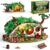 Tkmango Dwarf Cottage Building Set with Dual Lights, Fantasy House Kit
