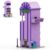 Tkmango Purple Tower Building Model, MOC Building Set for Adults
