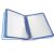 TKNDFPELS A4 Wall Mounted Metal Document Holder 10-Pocket Multicolor Consultation and Presentation(Blue)