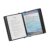 TKNDFPELS A4 Wall Mounted Metal Flip Display Folder, 10-Page 20 Sheets, Multicolor(Black)