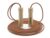 TKO Leather Jump Rope for Athletes | Professional Speed Rope featuring Ball Bearings and Wooden Handles | Perfect for Gym Workouts, Cardio, Boxing, and HIIT – Brown