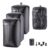 TLANGP Travel Vacuum Bags, with Pump, Suitable for Carry-On Luggage and Backpacks, Compression Bags for Home Storage, Clothing Vacuum Sealing Storage Cubes (3pcs + Pump)
