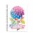 Tlenpo Coloring Books for Adults, 50 Spiral Single-Sided Flower Designs