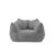 TMFZIFYBZ Fleece Bean Bag Sofa Vacuum Compression Home(Light Gray)