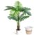 TNELTUEB 4FT Artificial Palm Tree, Lifelike Fake Plant, Cotton Basket