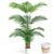 TNELTUEB 5FT Artificial Palm Tree, Lifelike Fake Plant, Cotton Basket