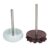 Tnfeeon Bead Spinner Bowl Set Solid Wood and Metal Bead Threading Tool 2 Pack Easy Stringing Time Saving Jewelry Making for Bracelets Necklaces Waist Beads Beginners