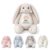 TNYKER Personalized Back to School Bunny Custom Stuffed Animal First Day of School Gifts for Kids Animal Plush Welcome to Kindergarten Gifts for Students Party Supplies