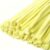 TOAOB 100pcs Pale Yellow Thick Pipe Cleaners 8mm x 12inch Pipe Cleaners