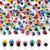 TOAOB 100pcs Wiggle Googly Eyes Self Adhesive with Eyelashes Craft Eyes