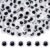 TOAOB 150pcs 18mm Plastic Large Wiggle Googly Eyes Self Adhesive White Round Eyeballs Sticker Eyes DIY Arts Crafts Scrapbooking Accessories