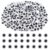 TOAOB 500pcs 12mm Plastic Wiggle Googly Eyes Self Adhesive