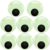 TOAOB 8pcs Luminous Large Googly Wiggle Eyes with Self Adhesive 5 Inch