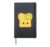 toast – butter – melting – bread – cute – kawaii – smile Hardcover Journal, Black