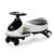 TOBBI Wiggle Car for Kids, Toddlers 2 Speeds Electric Pedal Ride On Car Toy, 12V Battery Powered Swing Car with Range Display/Music Player for Chirdren Aged 3+ -White