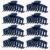 TOCESS 8 Pack Large Hair Claw Clips for Women, 4.13 Inch Matte Navy Blue Rounded Claw Clips, Strong Hold 7-Coil Spring and Inner Teeth, Hair Clips for Thick, Thin, Curly and Straight Hair