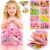 Toddler Busy Board Montessori Toys for Toddler 1-3 Year Old, Girl Birthday Gift, Preschool Educational Montessori Busy Book Board, Felt Sensory Activity Board Sorting Toy Age 2-4 with Fine Motor Skill