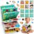 Toddler Busy Book, Montessori Toys Busy Board for Toddlers Birthday Gifts