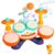 Toddler Drum Set for Ages 1-3, Baby Drum Set with Microphone & Stable Base