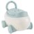 Toddler Potty, Plastic Baby Potty Training Toilet with Removable Inner Bucket & Splash Guard, Cute Cartoon Battle Car, Blue