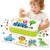 Toddler Puzzles Games for Kids 3-5, STEM Toys 3D Mushroom Nail Puzzle 460 Pieces Building Peg Kit DIY Creative Brain Teaser Puzzle Birthday Gifts for Boys Girls 3 4 5 6 7 8 Year Old