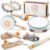 Toddlers Musical Instruments-Baby Montessori Wooden Musical Toys for Toddlers 18 Month,Kids Percussion Instruments Toy for Preschool Kids,Christmas Birthday Gift for Baby Boys Girls