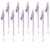 Toddmomy 10 Pcs Lavender Creative Gel Ink Roller Pen with Pendant