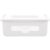 Toddmomy Desk Hidden Drawer Organizer Box White Plastic Adhesive