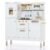 TODEFULL Play Kitchen for Kids, Wooden Kids Kitchen Playset with Realistic Sounds, Children Pretend Toy Kitchen Playset w/Stove, Oven & Ice Maker, Little Chef Play Kitchen for Girls and Boys, White