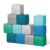 TODIBY Foam Building Blocks for Toddlers：12-Pieces Wipeable Leather Stacking Cubes Kids – Large Soft Toys Play Set for Learning Construction Baby Preschool Daycare Therapy Birthday Gift (Modern)