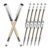 Tofficu 12pcs Smooth Writing Gel Pens for Students with 0.35mm Fine Needle Tip, Comfortable to Use Plastic Barrel, Gray Ink for Office and Homework Exams
