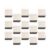 Tofficu 15 Pcs Cm Unfinished Wooden Cube, Lightweight Square Wood Block with Natural Wood Grain for DIY Crafts, Painting, and Wedding Ornaments, Sturdy and Easy to Decorate