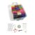 Tofficu Oven Bake Polymer Clay Kit with 24 Color Blocks and Resin Tools in Plastic Box, Stretchable and Easy to Shape Modeling Clay for Arts and Crafts