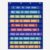 TOGETRUE Classroom Pocket Chart, Large 10 Clear Pockets for Letter Cards