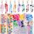 TOHONGADON 618 PCS Beaded Keychain Making Kit, Colorful Bag Charm Kit